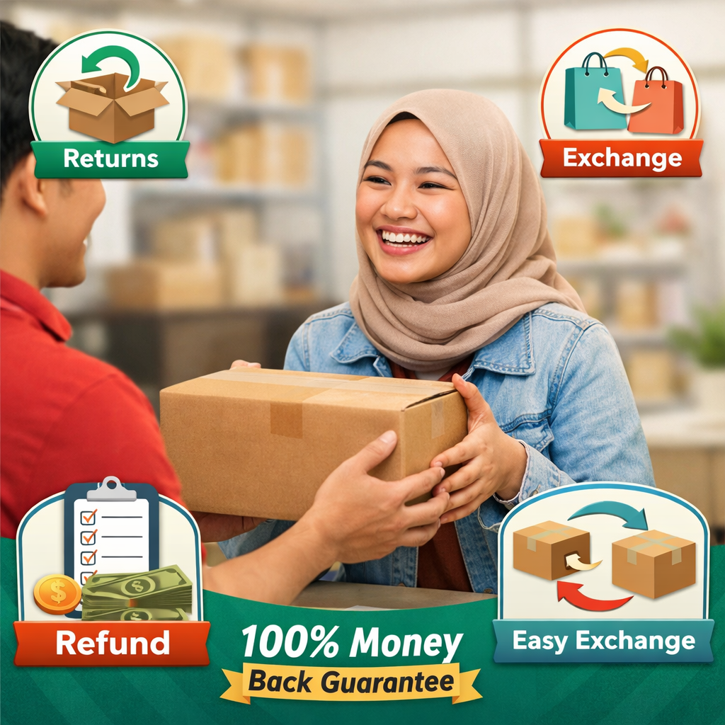 Di AlSultanFood, kepuasan pelanggan adalah keutamaan kami. Kami akan membantu sekiranya terdapat sebarang isu berkaitan produk yang diterima.